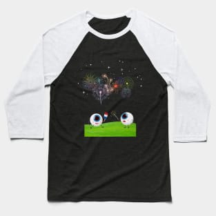 Eye see Fireworks Baseball T-Shirt